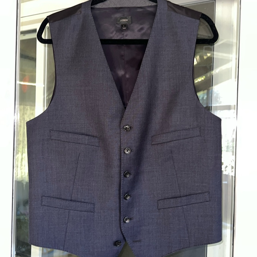 J Crew fine Italian made wool vest